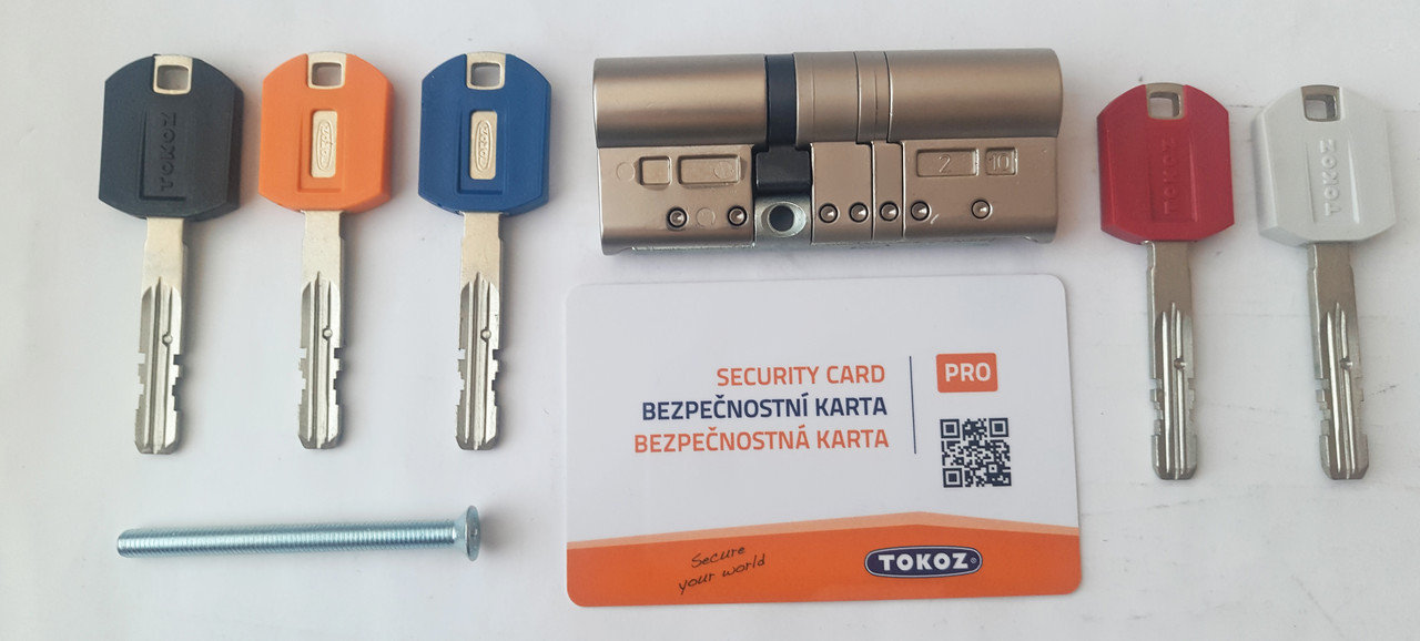 Цилиндровый механизм TOKOZ PRO 400 HARD ключ/ключ (корпус из закаленной стали)