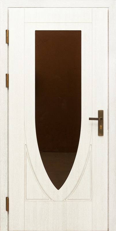 Утепленная деревянная входная дверь D17